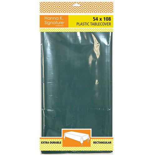 Premium Heavy Weight Plastic Solid Tablecover: 54"x108"