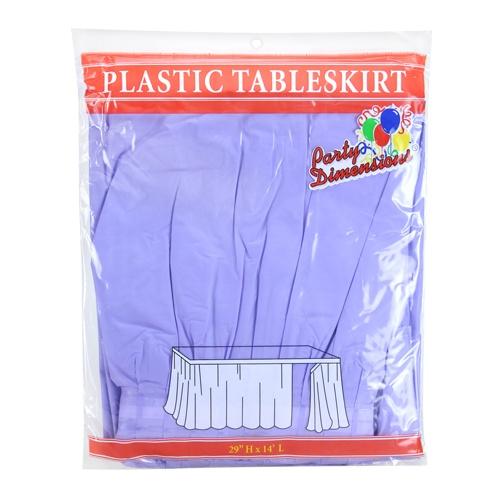 Plastic Solid Color Party 29"x14" Tableskirt