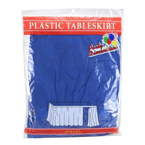 Plastic Solid Color Party 29"x14" Tableskirt