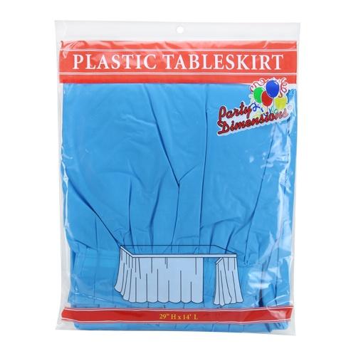 Plastic Solid Color Party 29"x14" Tableskirt