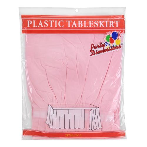 Plastic Solid Color Party 29"x14" Tableskirt