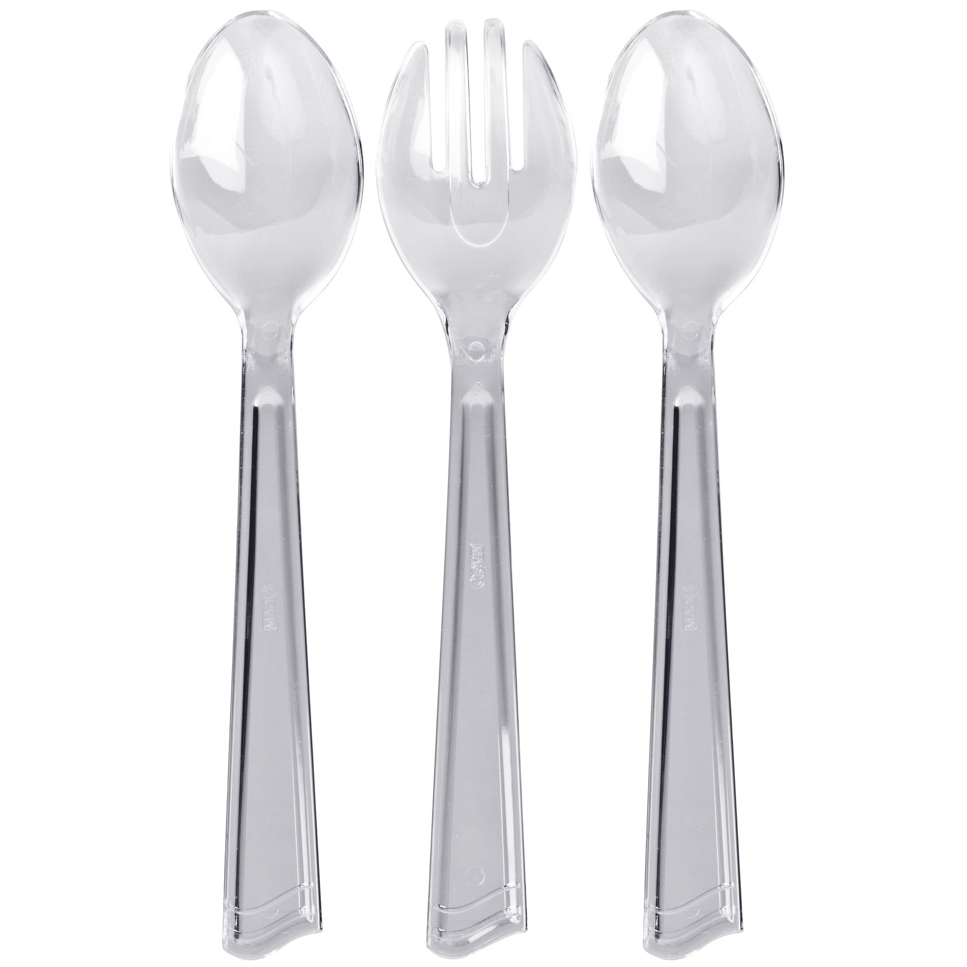 Clear 3-Pack Serving Set