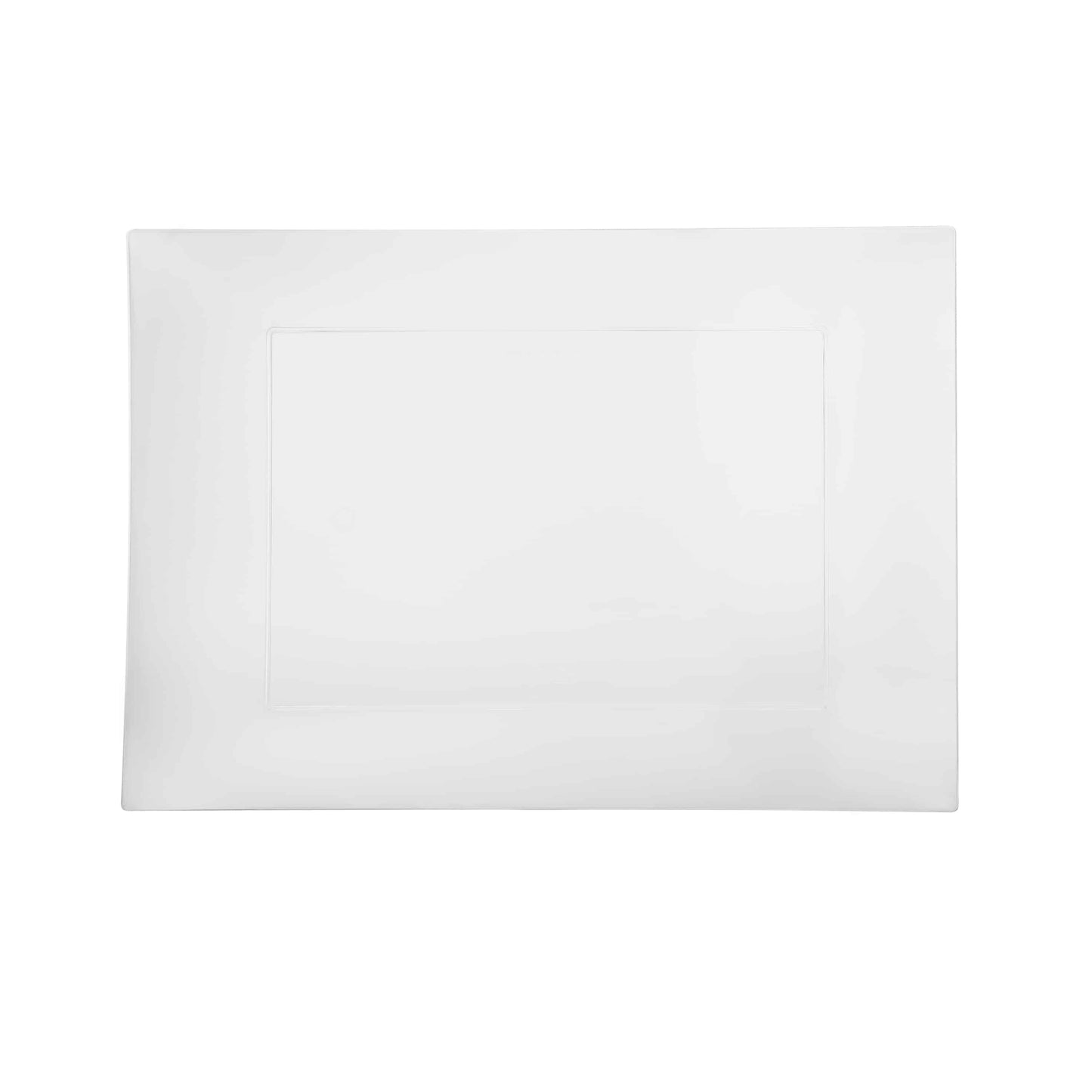 Premium Extra Heavy Weight Plastic Rectangle Servingware - King Zak