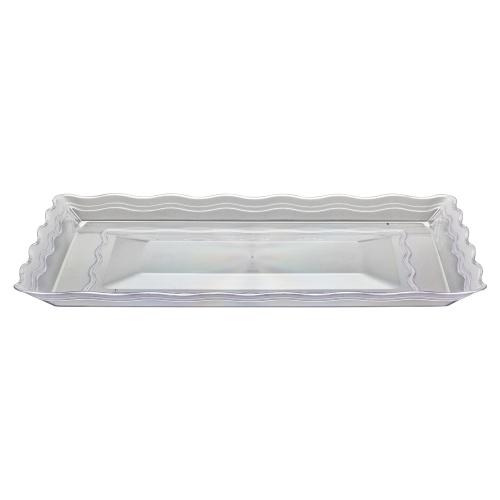 Premium Heavy Weight Plastic Wave Tray Servingware