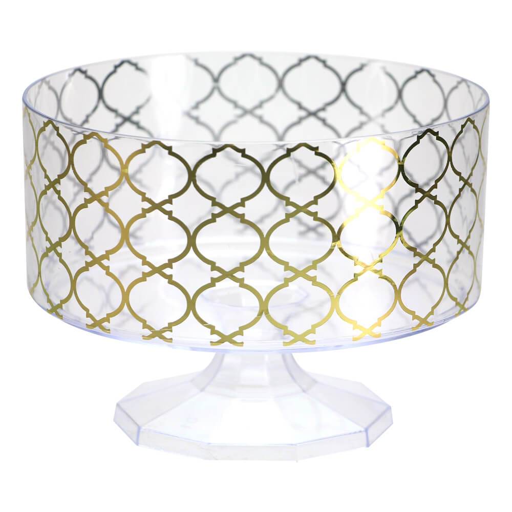 Trifle Bowl / Gold Lattice