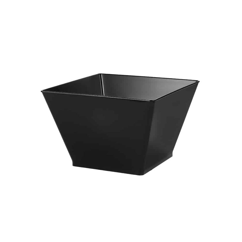 8 oz Rectangle Black Condiment Bowl – Sleek, Durable, and Perfect for Dips and Sauces [240 count]