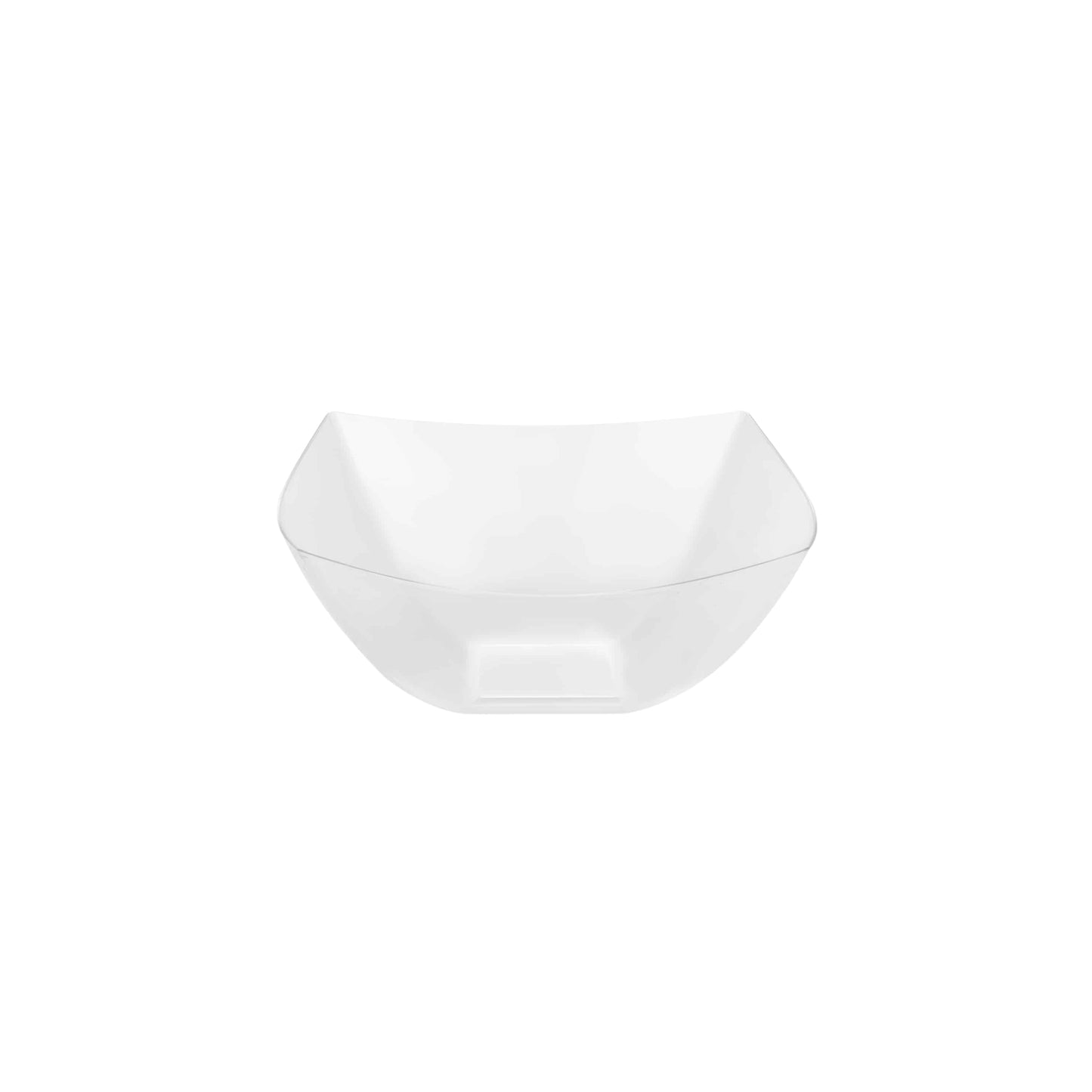 Fluted Premium Plastic Square Serving Bowls - King Zak