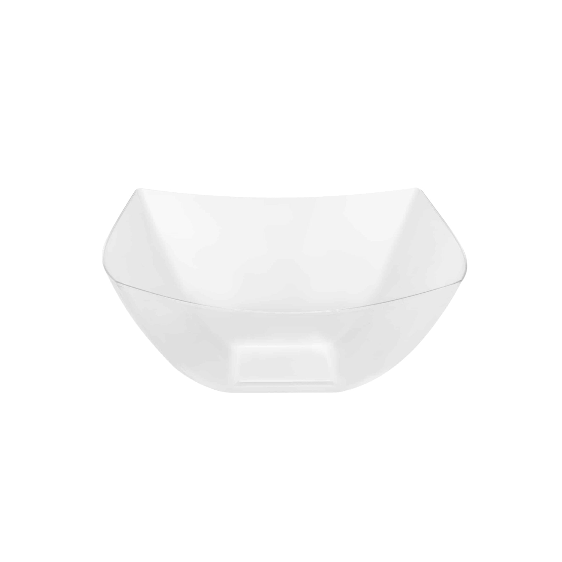 Fluted Premium Plastic Square Serving Bowls