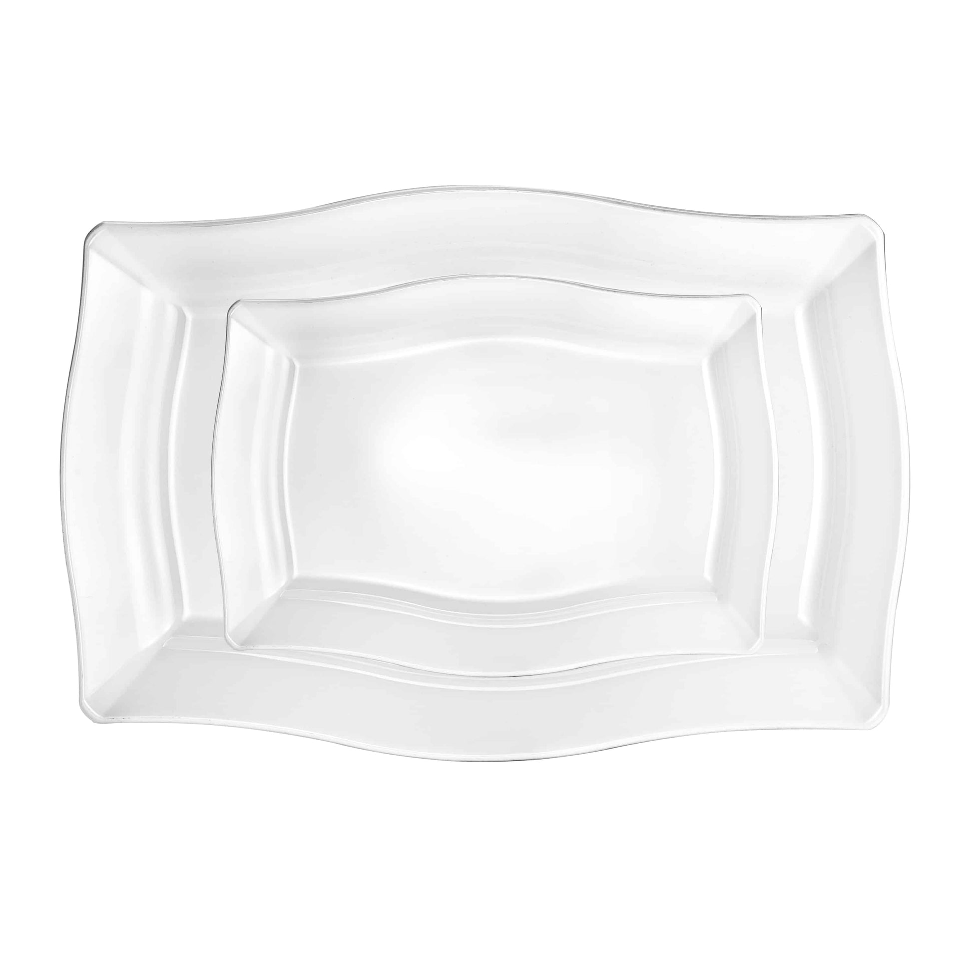 Premium Extra Heavy Weight Plastic Fluted Servingware