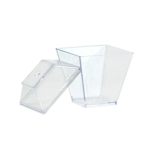 Clear Mini Gourmet Dish with Stand/Cover