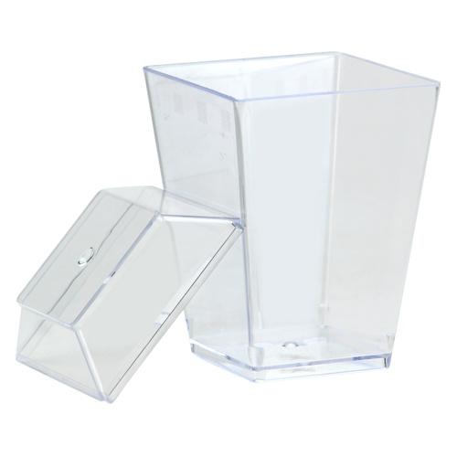 Clear Mini Gourmet Dish with Stand/Cover