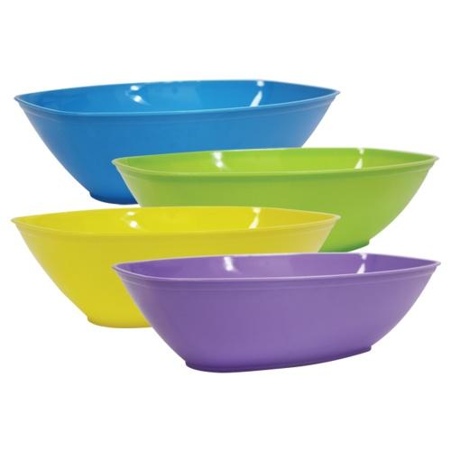 Premium Heavy Weight Plastic Luau Serving Bowl