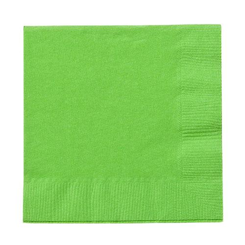 Paper Solid Color Party Options: Bistro Napkin, Lunch Napkin, and Guest Towel