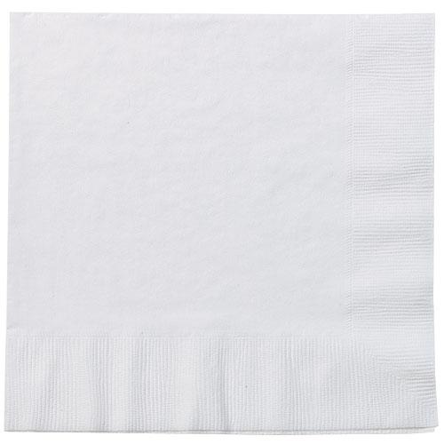 Paper Solid Color Party Options: Bistro Napkin, Lunch Napkin, and Guest Towel