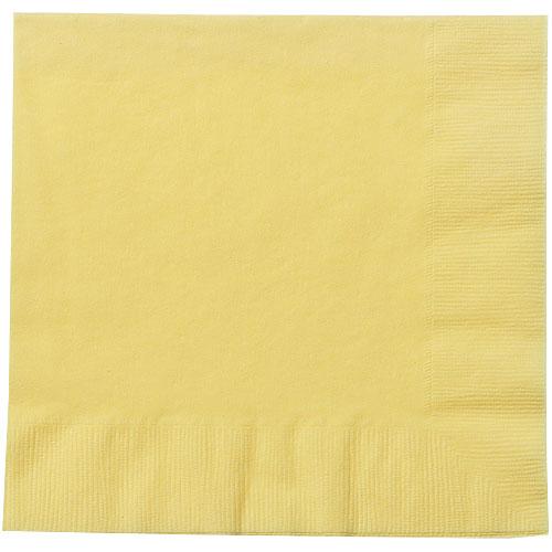 Paper Solid Color Party Options: Bistro Napkin, Lunch Napkin, and Guest Towel