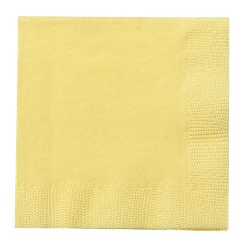 Paper Solid Color Party Options: Bistro Napkin, Lunch Napkin, and Guest Towel