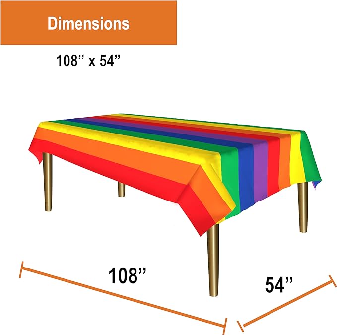 Plastic Solid Tablecover 54" x 108" [12 & 48 count] - King Zak