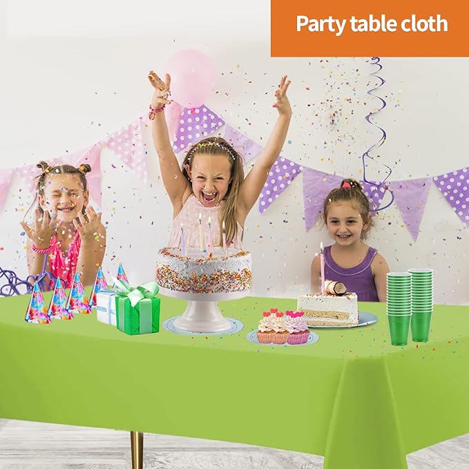 Party Dimensions Plastic Solid Tablecovers [12, 36 & 48 count]