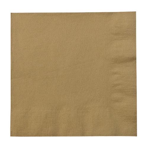 Beverage Napkin / Gold