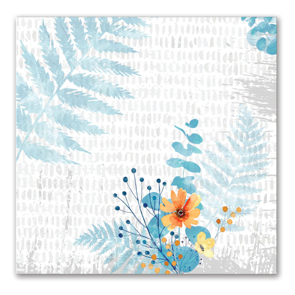 Lunch Napkin Floral Bliss Design - Elegant Disposable Napkins for Weddings, Parties & Events
