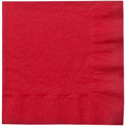 Paper Solid Color Party Options: Bistro Napkin, Lunch Napkin, and Guest Towel