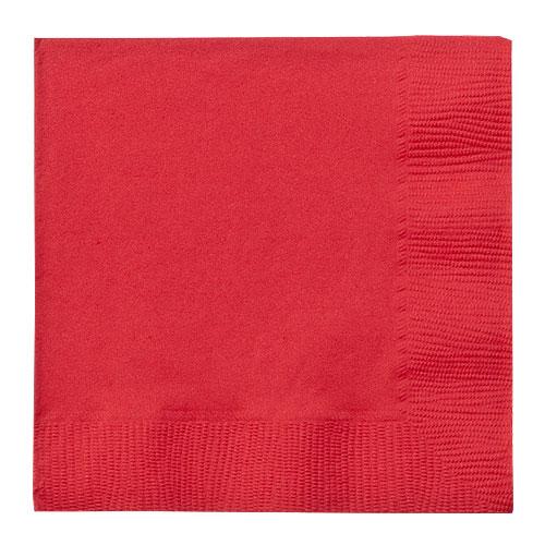 Beverage Napkin / Red