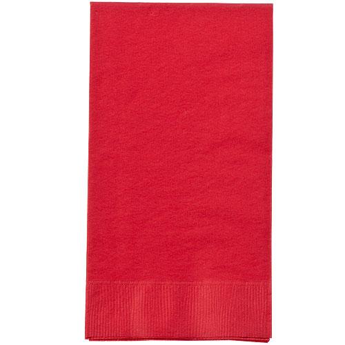 Paper Solid Color Party Options: Bistro Napkin, Lunch Napkin, and Guest Towel