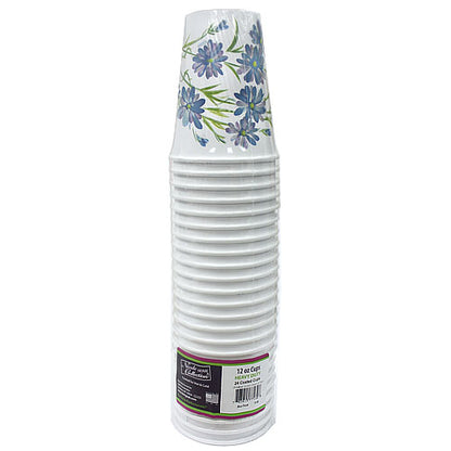 12 oz Hot/Cold Cup - Blue Floral