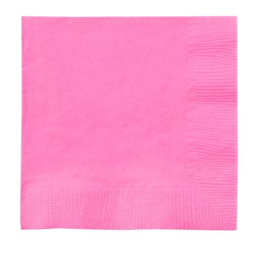 Beverage Napkin / Hot Pink