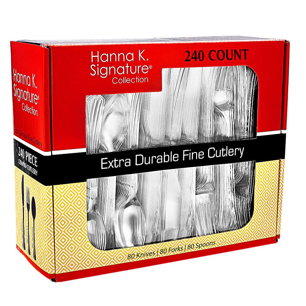 Premium Heavy Weight Plastic Combo Cutlery