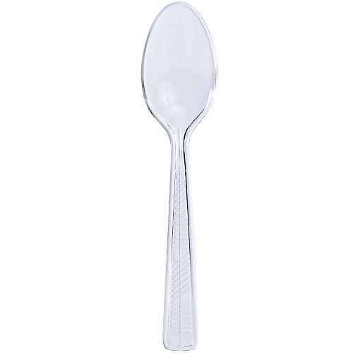 Plastic Cutlery Options: Fork, Teaspoon, Knife, and Soupspoon