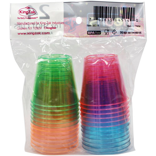 Plastic Neon Tumbler - King Zak