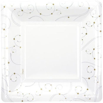 7inch Plate / Swirls & Pearls