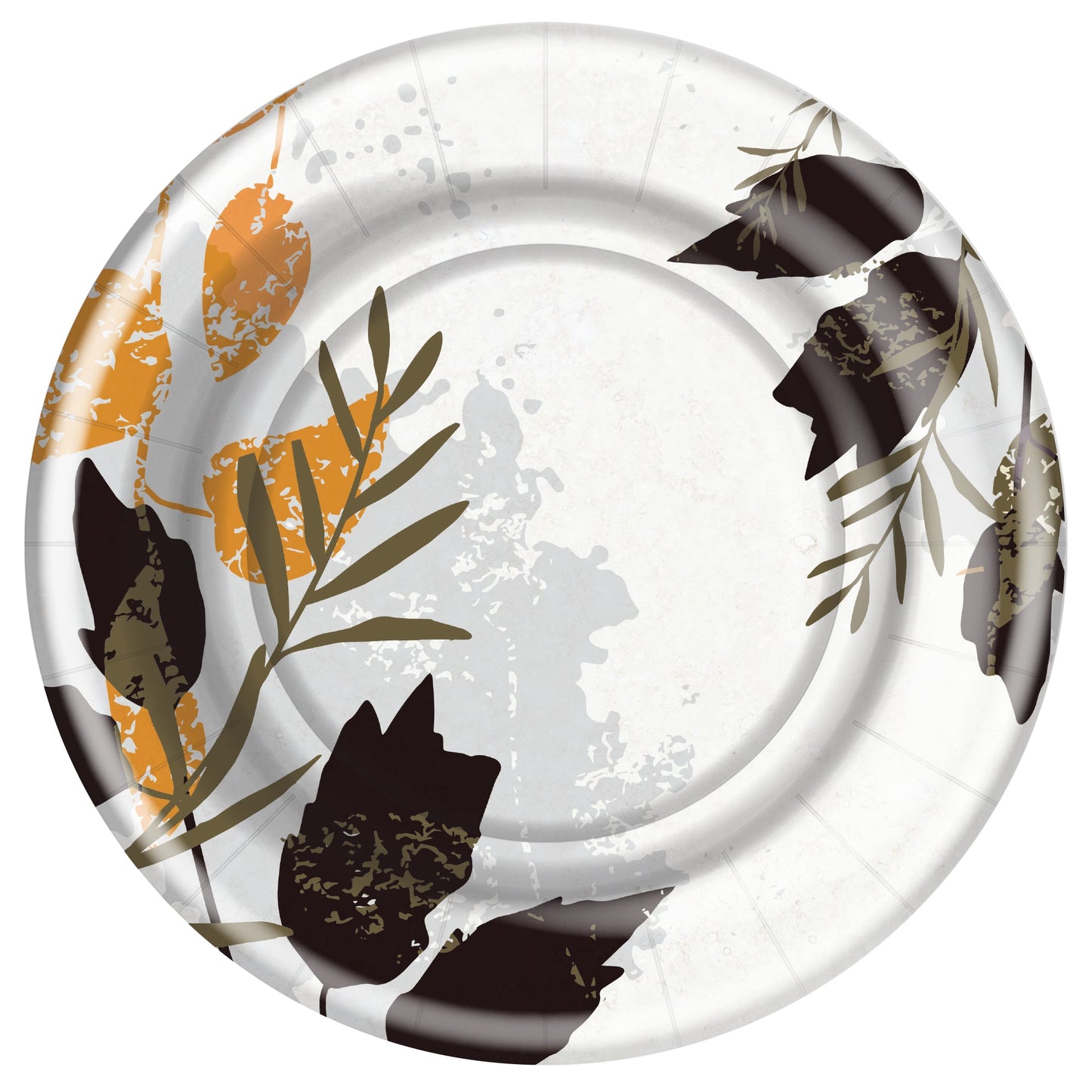 Watercolor Deluxe Paper Round Dinnerware - King Zak