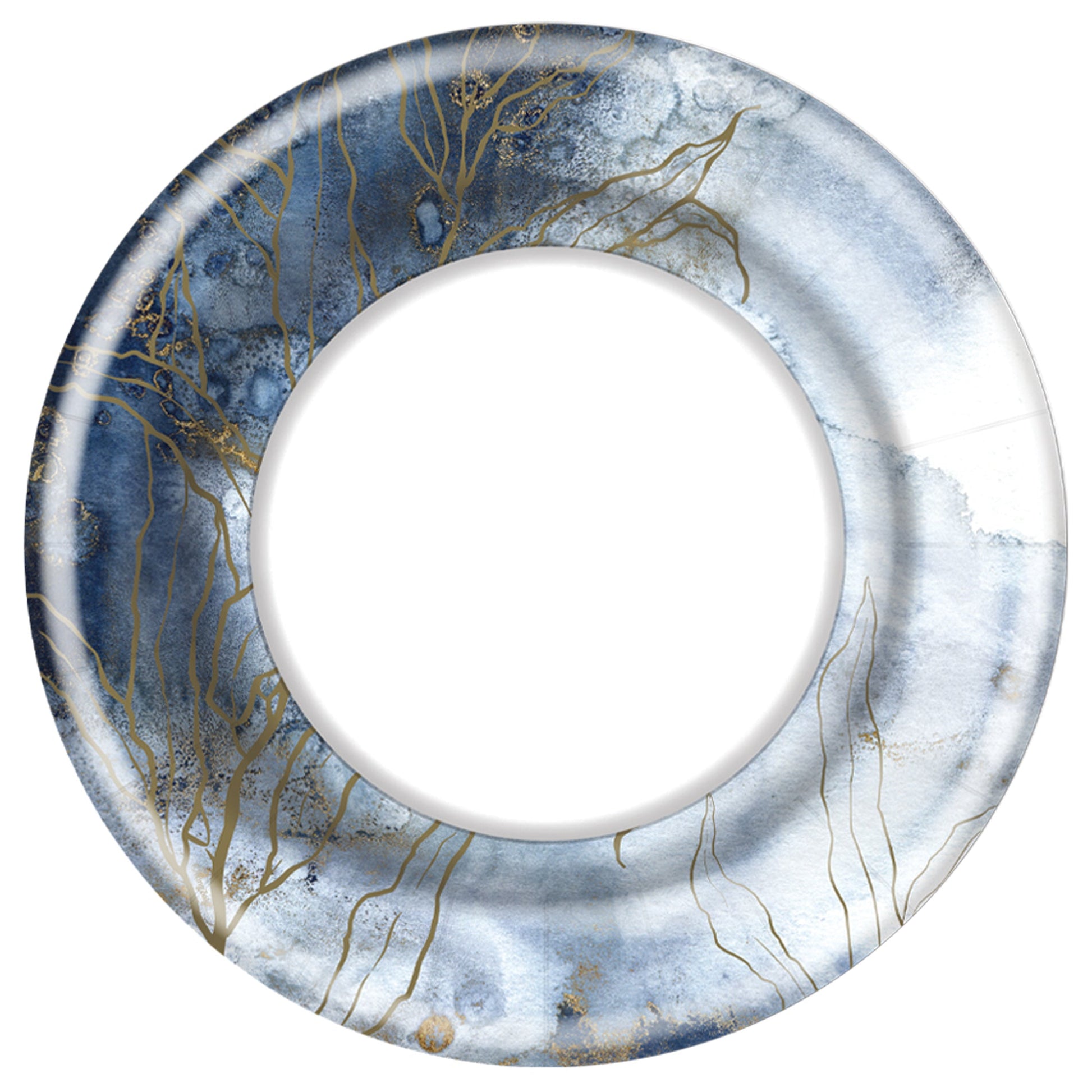 Watercolor Deluxe Paper Round Dinnerware