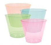 Plastic Neon Tumbler Size Options: 9oz Tumbler and 10oz Tumbler - King Zak