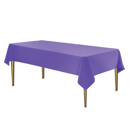 Plastic Solid Color Party 54inchx108inch Tablecover - King Zak