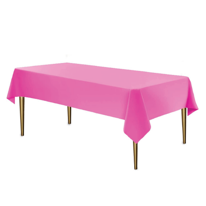 Plastic Solid Color Party 54inchx108inch Tablecover - King Zak