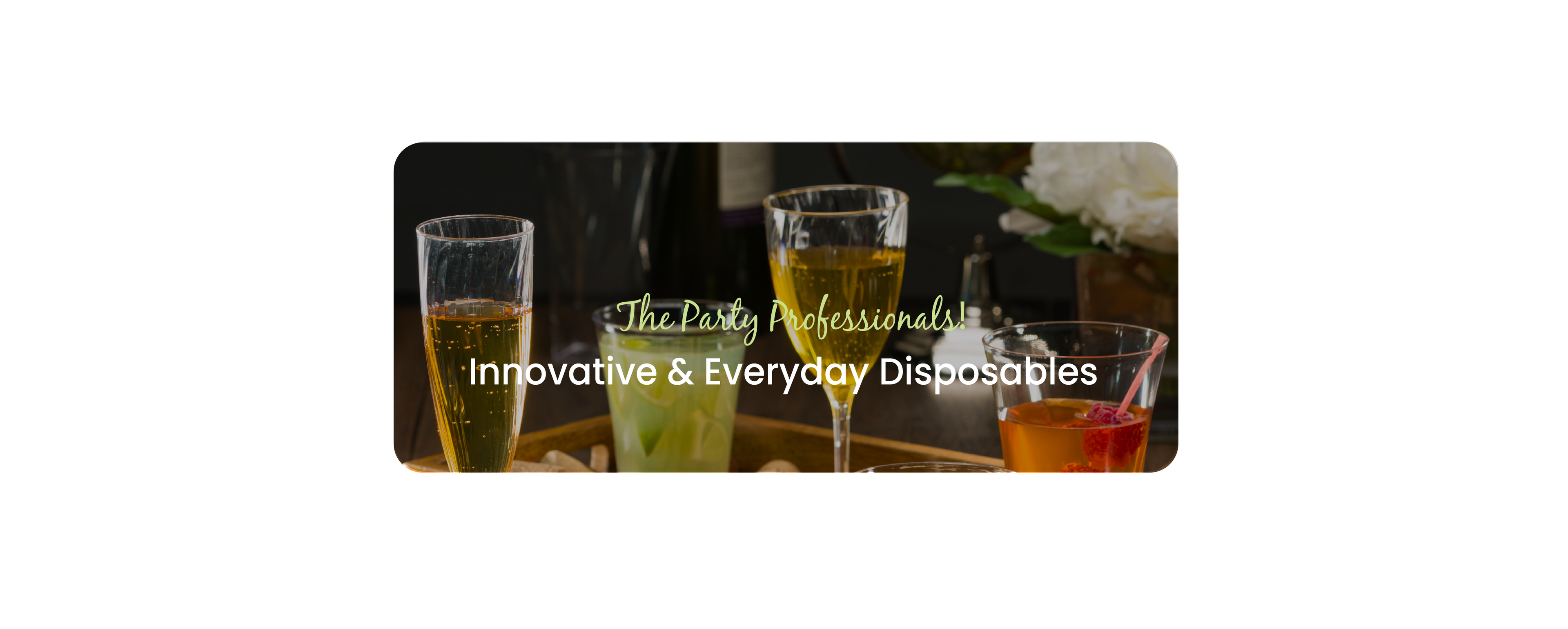 The Party Professional! Innovative & Everyday Disposables 