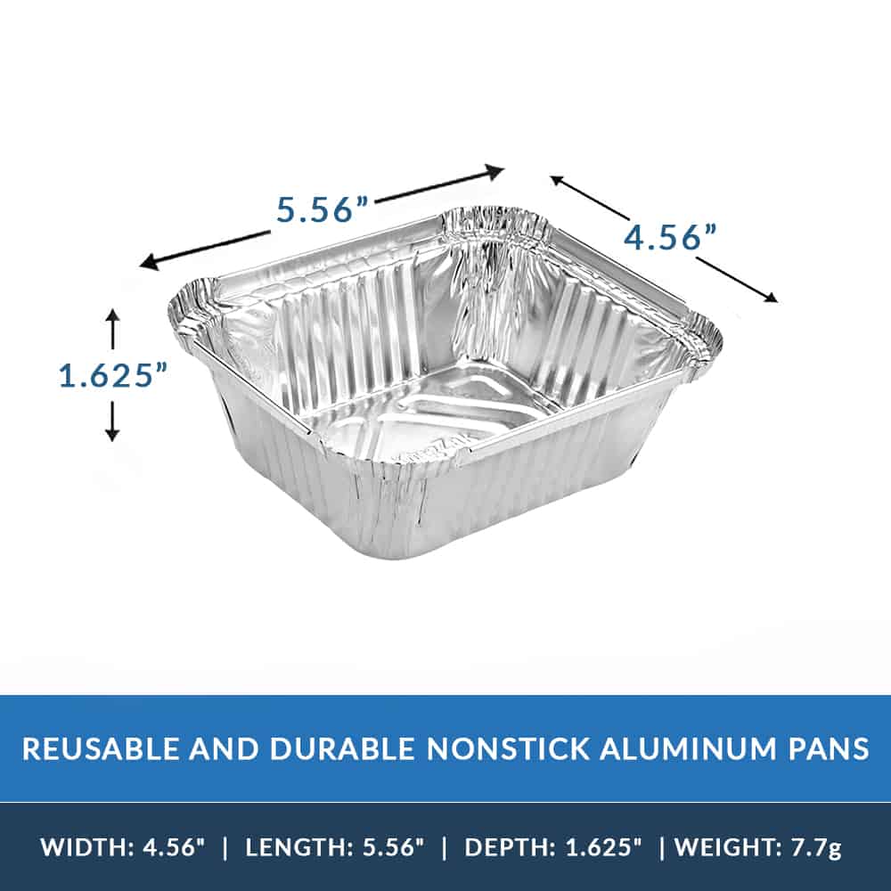Aluminum Foil 1lb Pan With Dome Lid [192 Count] – King Zak