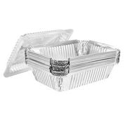 2 1/4 lb. Oblong Foil Take-Out Pan with Lid Option