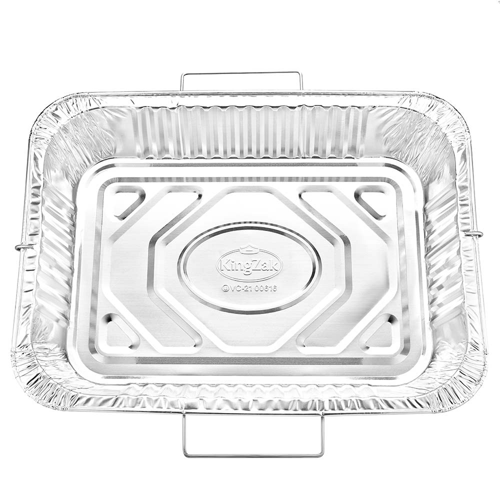 Durable Foil Rectangular Aluminum Roasting Pan, X-Large, 16 5/8” x