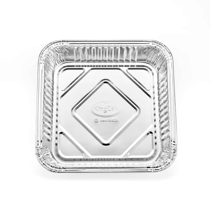 Premium Heavy Weight Aluminum 9" Square, Deep Cake Pan [500 Count] - King Zak