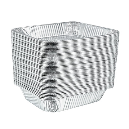 Heavy Duty Aluminum Foil Half Size Shallow Pan Stack