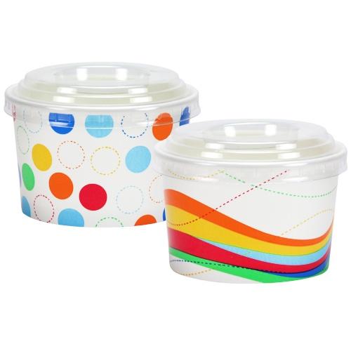 Premium Quality Paper Ice Cream Cups<br/>Size Options: 8oz Ice Cream Cup