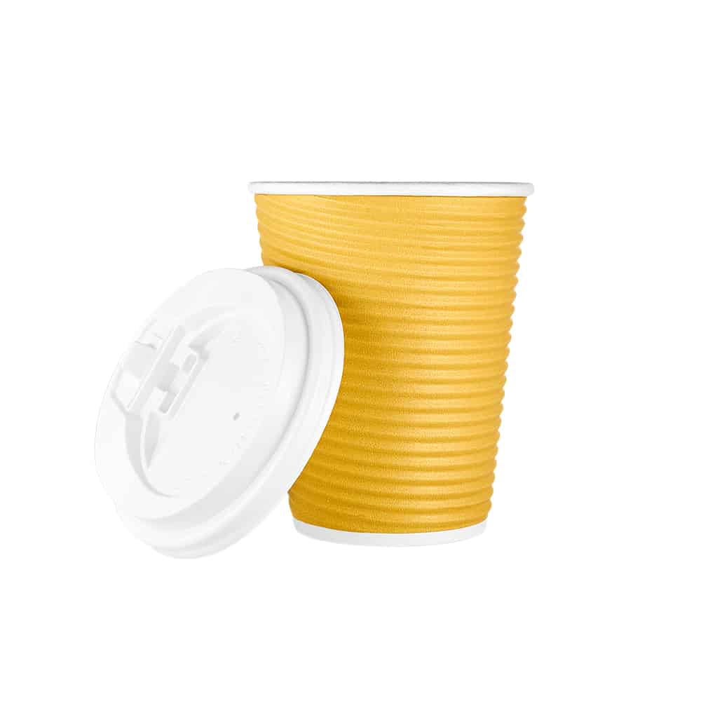 Premium Quality Paper Ripple Hot Cups<br/>Size Options: 12oz Hot Cup and 16oz Hot Cup