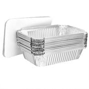 Heavy Duty Aluminum Foil 2.25 Lb. Pan Set with Board Lid, Multipack [144 Count]