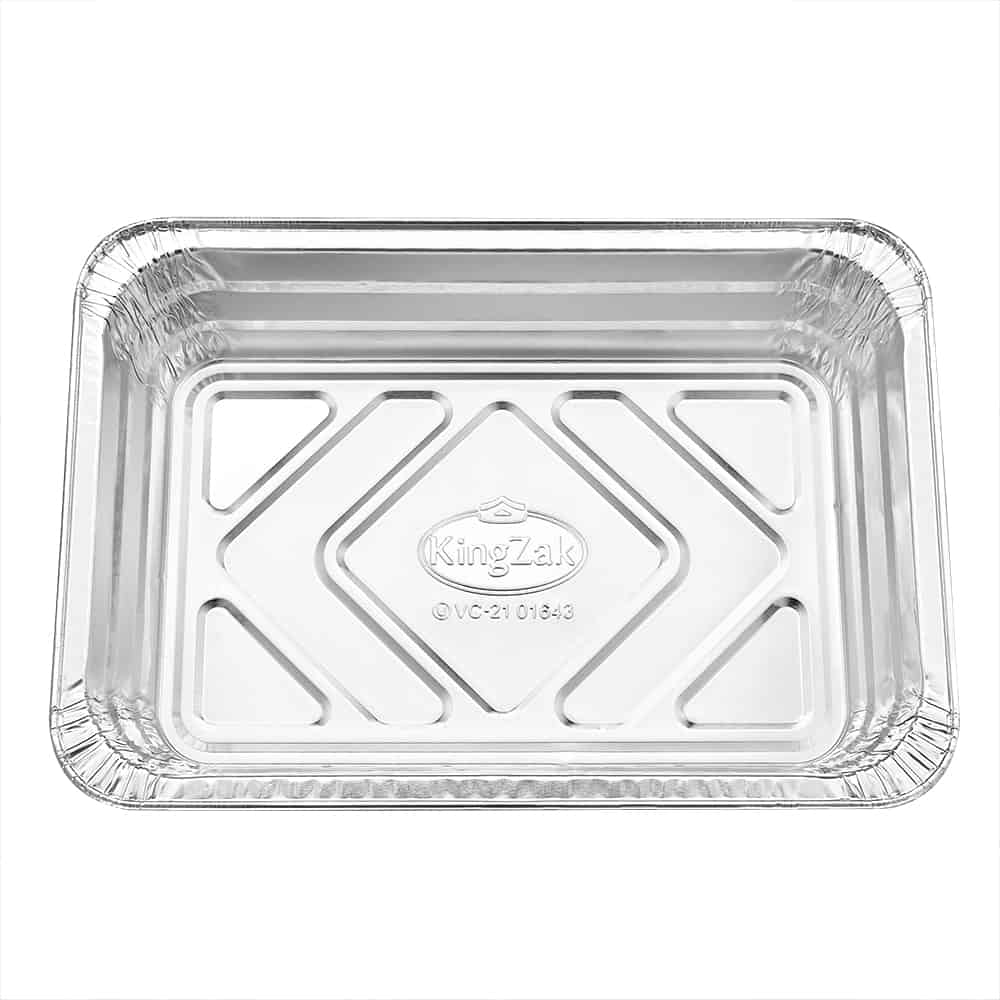 (10 Count) 2.25 Pounds Disposable Aluminum Foil Pans with Lids | Oblong Cookware Pans Best Use for Baking, Meal Preparations, Cooking, Roasting