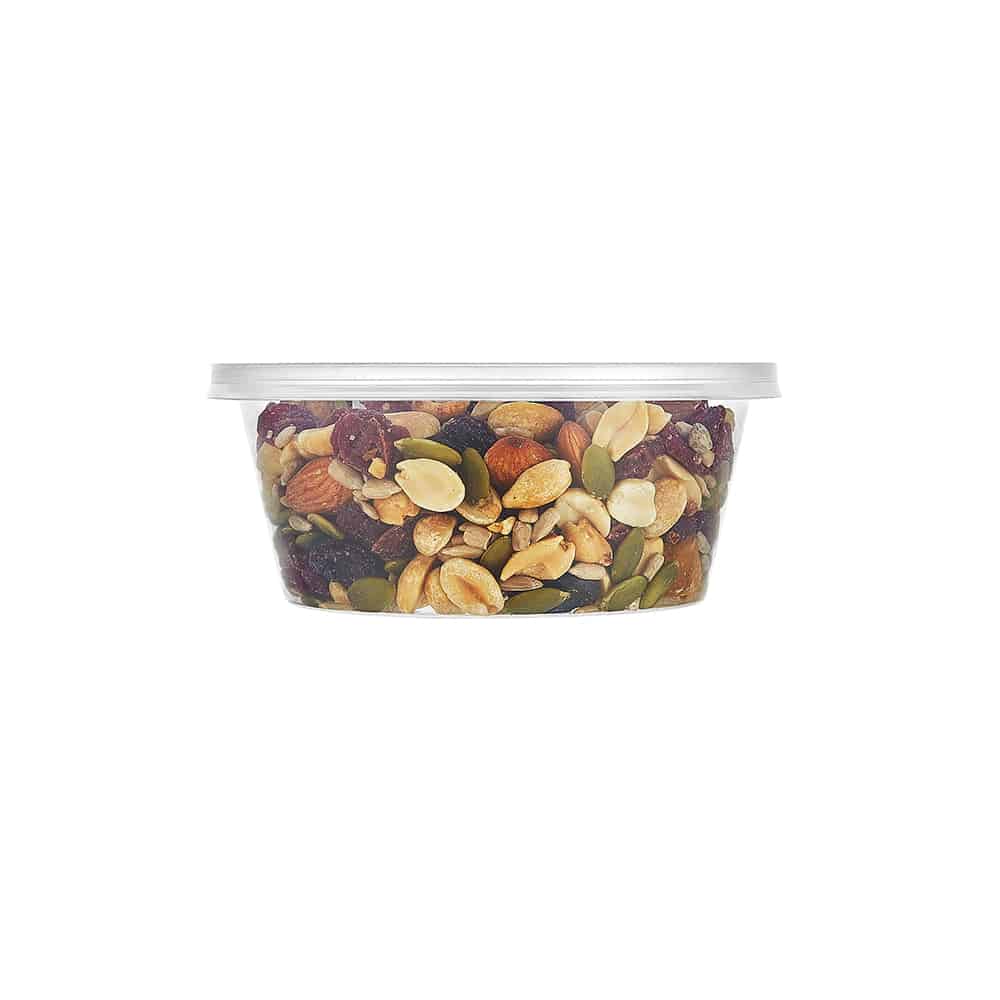 Premium Plastic Microwaveable, Stackable 10oz Deli Containers with Airtight Lids