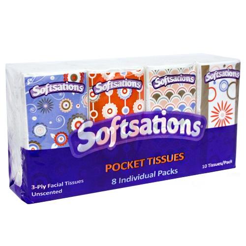 Pocket Tissues / White